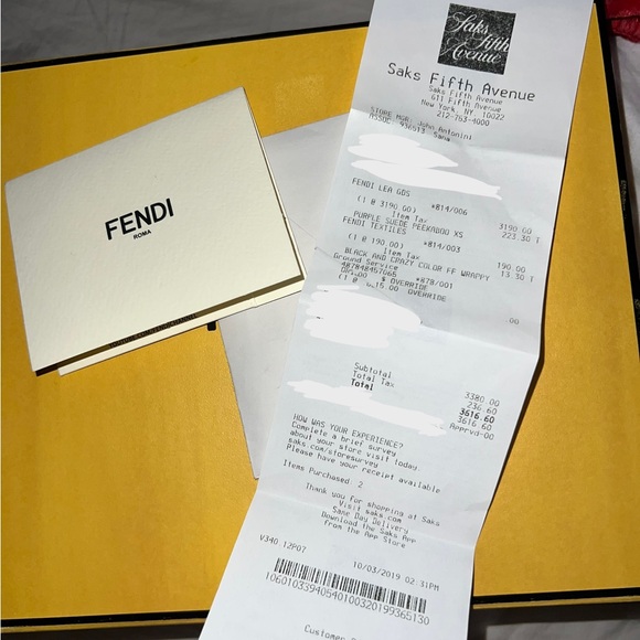 Fendi Peakaboo Handbag - Purple Suede - Picture 5 of 10